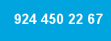 924 450 22 67 924 450 22 67